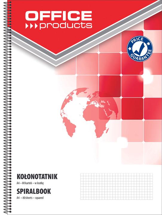 Actual product image Office Products Spiral notebook (A4, Checked)