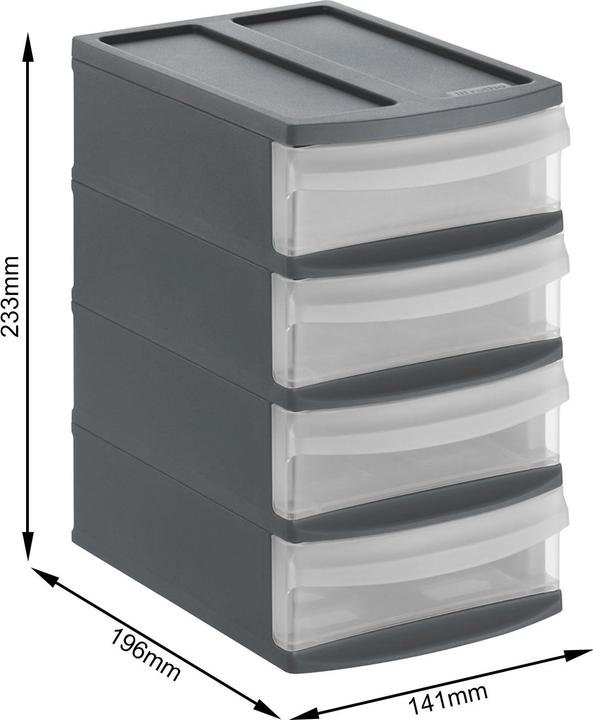 Image du produit Rotho Boîte à tiroirs Systemix Tower XS (A5)