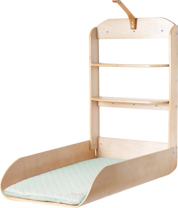 Actual product image Roba Wall-mounted changing shelf incl. changing mat Style Frosty green