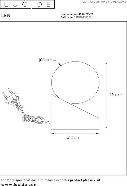 Image du produit Lucide Len (G9)
