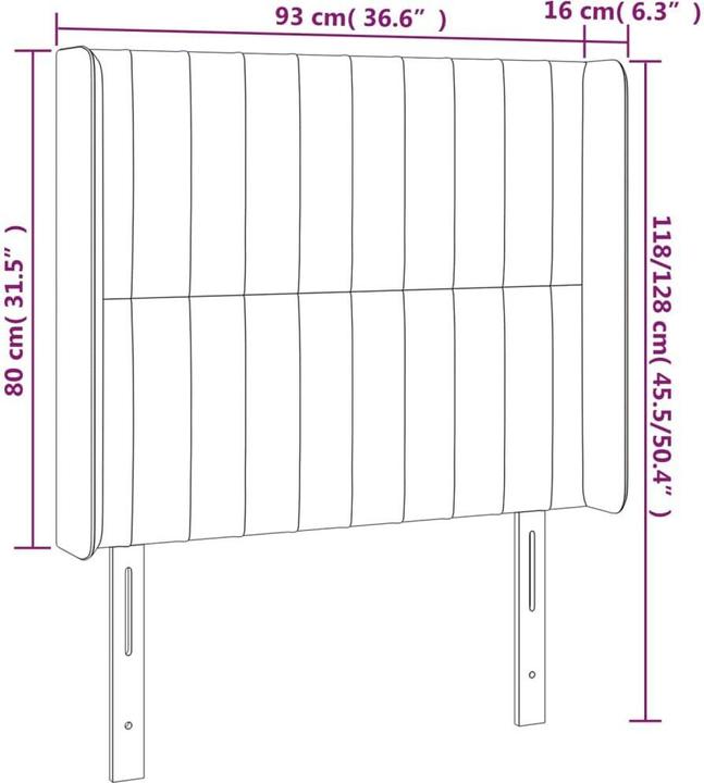 Immagine prodotto VidaXL Lilyana (93 x 16 x 128 cm)