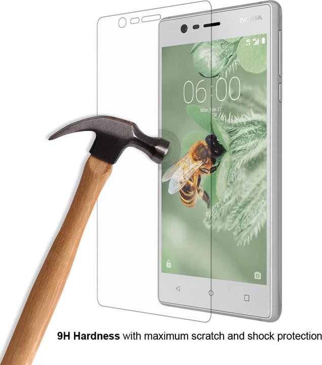 Actual product image Eiger Mountain Glass Clear Edge (1 Piece, Nokia 3)
