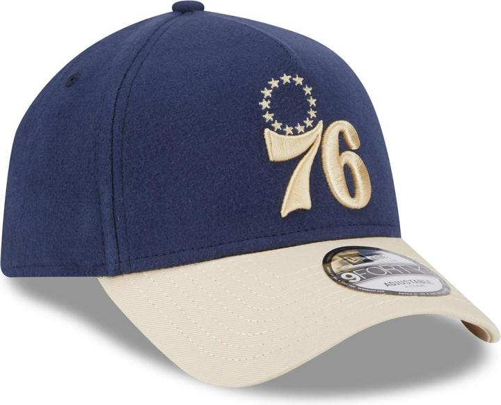 Produktbild New Era A-Frame 9Forty Cap MOLESKIN Philadelphia 76ers navy (One Size)