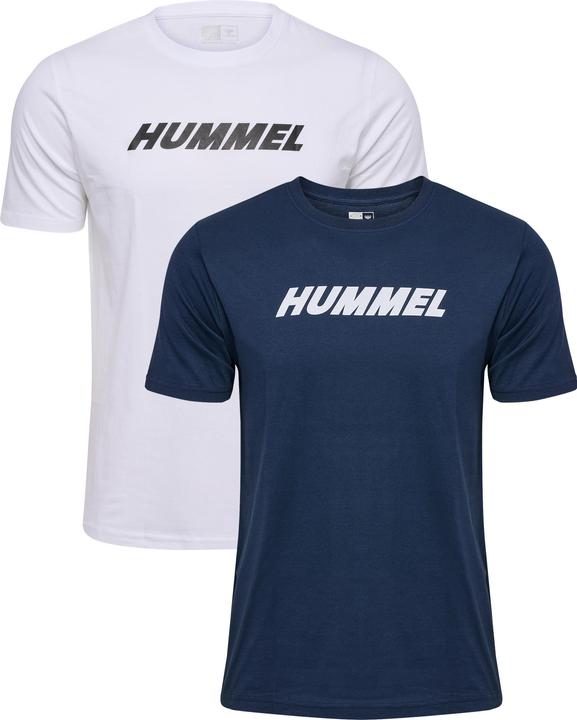Actual product image hummel hmlELEMENTAL 2-PACK LOGO COTTON TEE (L)