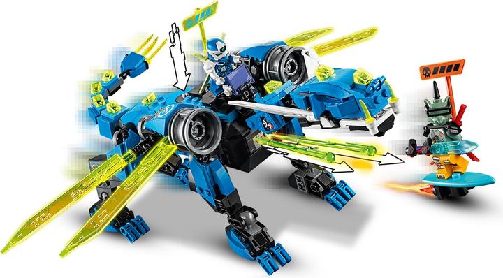 Image du produit LEGO Le cyber-dragon de Jay (71711, LEGO Ninjago)
