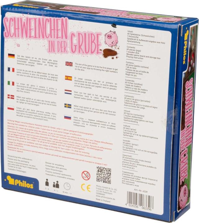 Produktbild Philos Schweinchen in der Grube (Deutsch, Französisch, Niederländisch, Schwedisch, Italienisch, Englisch)