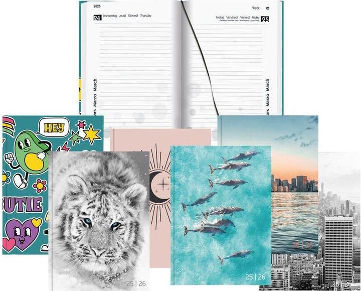 Produktbild Biella Schüleragenda mydiary (12 x 16.5 cm, Deutsch, Italienisch, Englisch)