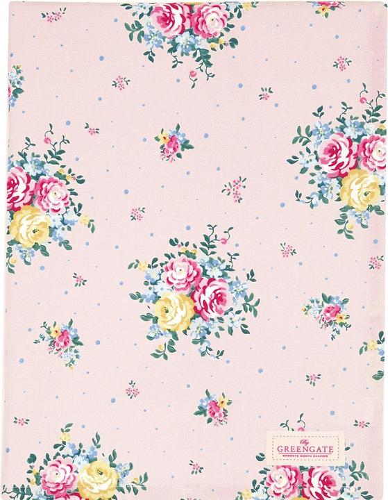 Greengate Tovaglia Laura rosa pallido 100 x 100 cm (100 x 100 cm)