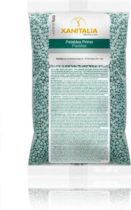 XanitaliaPro Film Wax Pelables Primo Brasilian System Beutel Aloe Vera 1000 g (1 x, 1000 g)
