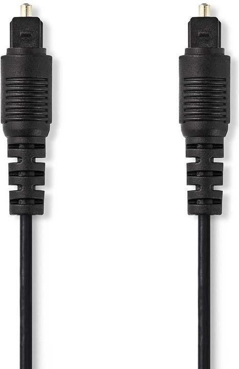 Actual product image Nedis Optical audio cable TosLink plug (2 m, TOSLINK)