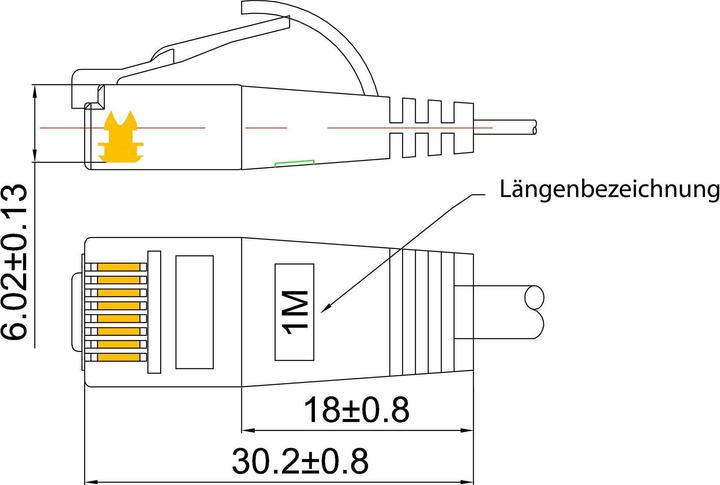 Produktbild Wirewin Netzwerkkabel (STP, CAT6, 3 m)