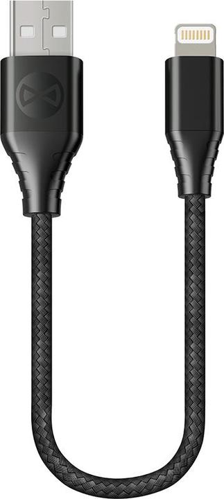 Produktbild Forever Core MFI Kabel USB - Lightning 0,2 m 2,4A schwarz (0.20 m, USB 3.2 Gen 1)