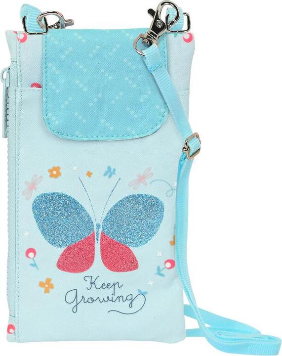 Safta Geldbeutel Keep Growing Handyhülle Hellblau