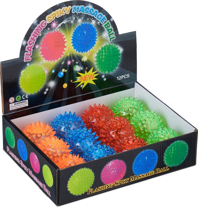 Image du produit Relaxdays 12x balles rebondissantes