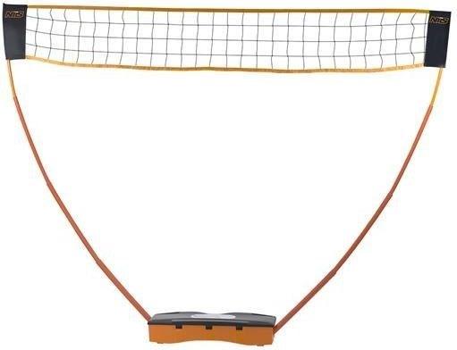 Nils ZSB2 Jeu de filet de badminton et de tennis 2 en 1 + 2 raquettes + 3 fléchettes + étui