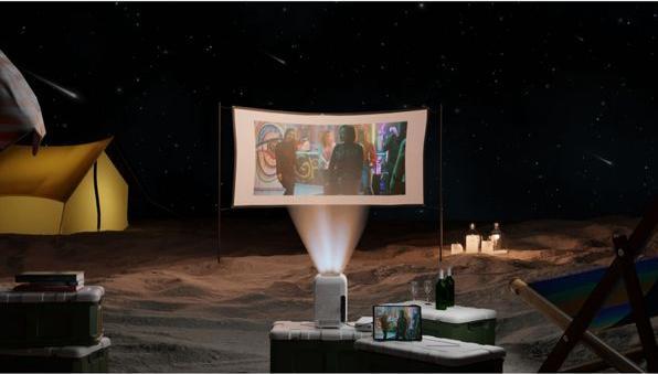 Image du produit HP CC180W Set mit Leinwand (100 lm)