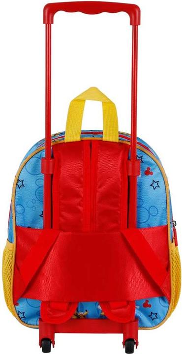 Actual product image Karactermania Mickey Mouse Pal-Small 3D Backpack with Wheels, Blue, 26 x 34 cm, Capacity 12.5 L (12.50 l)