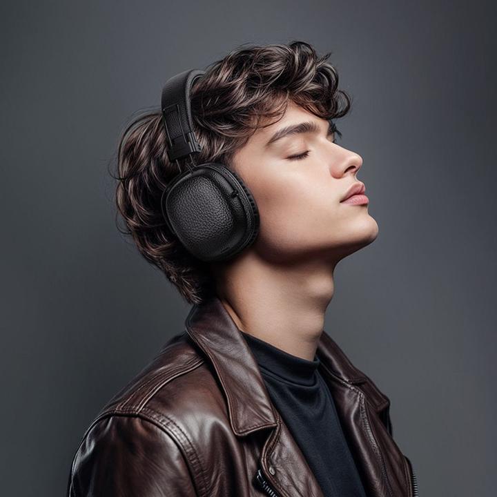 Produktbild Hoco Wireless headphones Wireless headphones W64 black (Kabellos, USB-C)