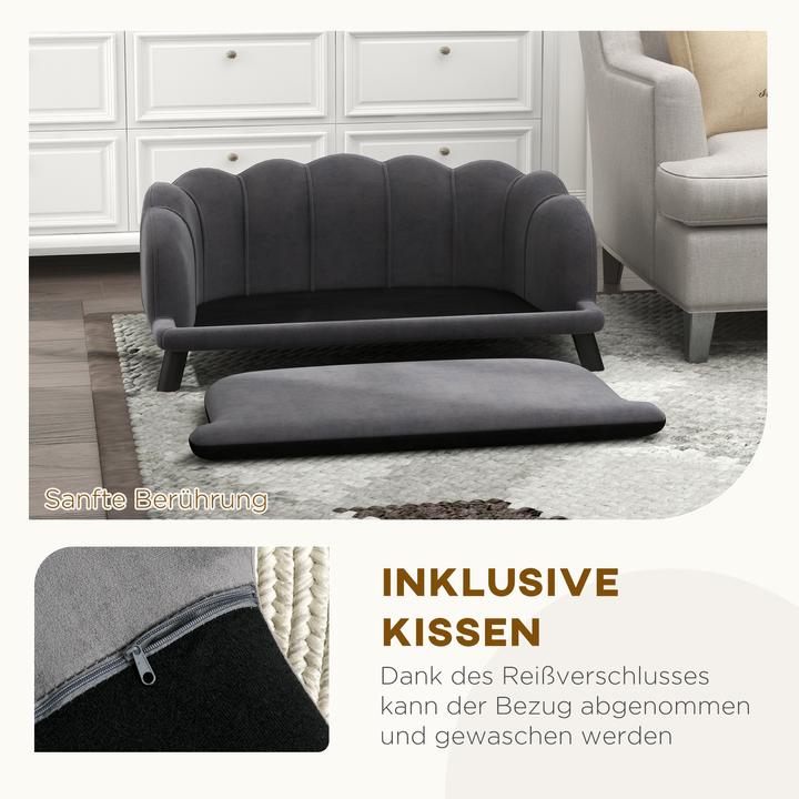 Produktbild PawHut Hundesofa mit Rückenlehne (Hund)