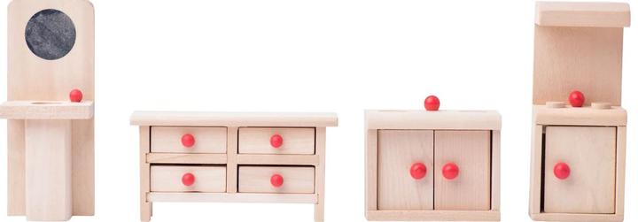 Image du produit Maison de poupées 2 cannes avec balcon en bois