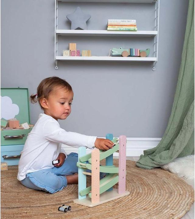Produktbild Jabadabado Auto Rennbahn Teddy W7184 3 Autos 25x10x25cm