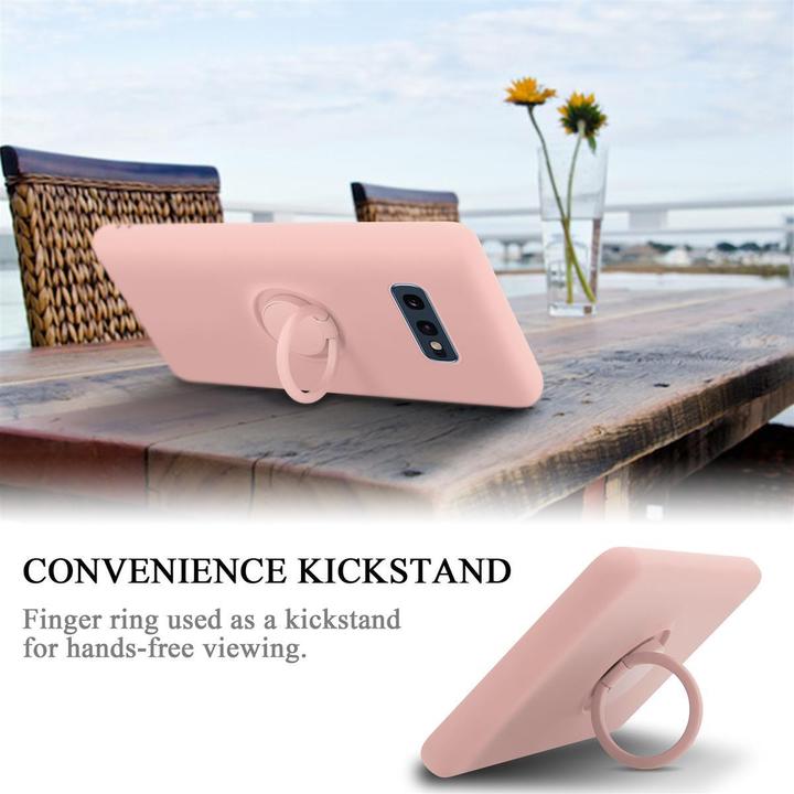 Immagine prodotto Cadorabo Custodia in silicone TPU Liquid Ring Cover (Samsung Galaxy S10e)