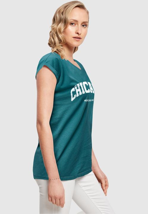 Produktbild Merchcode Ladies Chicago Wording - T-Shirt - 117985 (XXL)