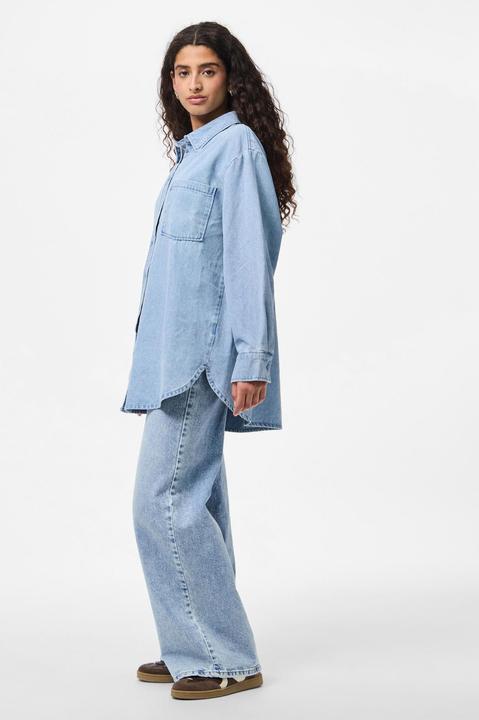 Produktbild Pieces Pcmaisie Ls Denim Shirt Noos Bc (XS)