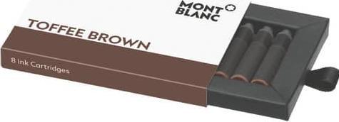 Produktbild Montblanc Tintenpatrone 128203 braun 8 Stück (Füllertinte, Braun)
