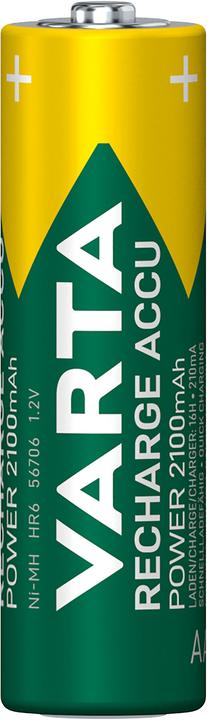 Produktbild Varta Recharge Accu Power (4 Stk., AA, 2100 mAh)