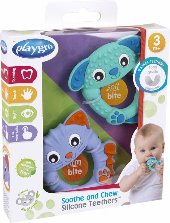 Image du produit Playgro Dents en silicone Soothe & Chew (10188759)