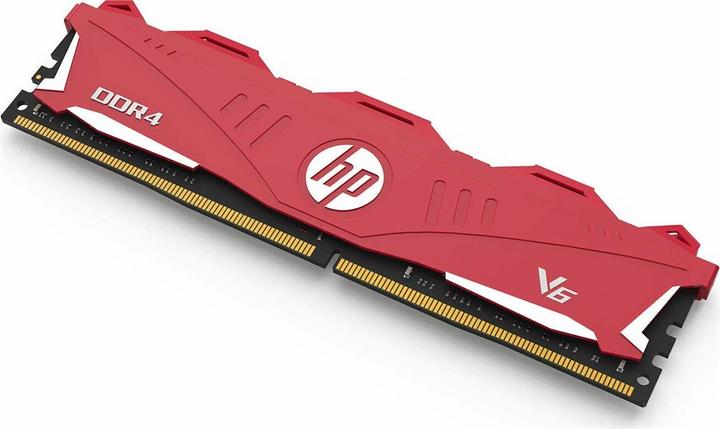 Productafbeelding HP V6 serie, DDR4, 16GB, 2666MHz - rood (2 x 8GB, 2666 MHz, DDR4 RAM, DIMM 288 pin)