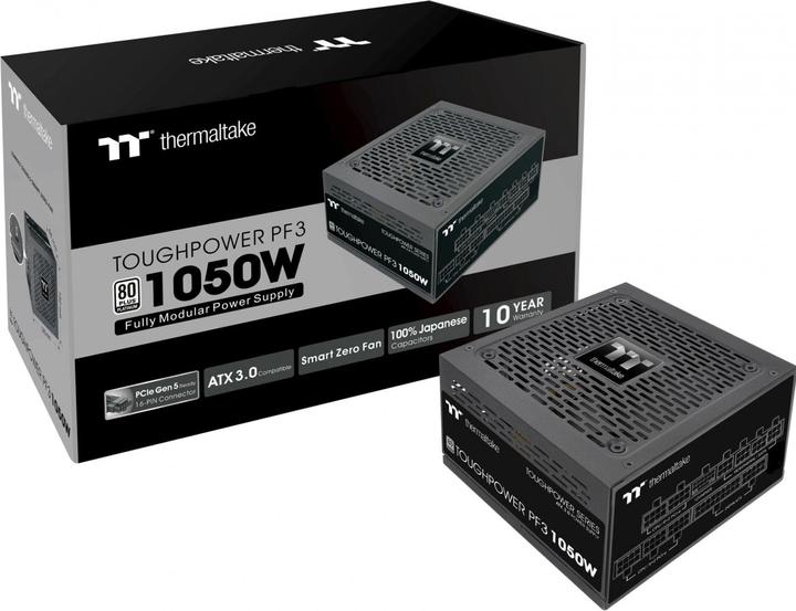 Actual product image Thermaltake ToughPower PF3 1050W Gen 5 Power Supply ATX 3.0 80+ Platinum PCle 5.0 (1050 W)