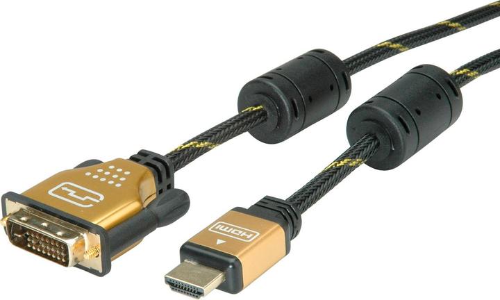 Immagine prodotto Roline Cavo video d'oro (5 m, DVI, HDMI)