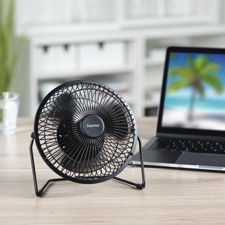 Produktbild Hama USB-Tischventilator Metall, 20 cm (8), XXL (67 dB)
