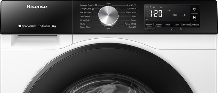 Immagine prodotto Hisense WF3S9043BW3 (9 kg, A sinistra)