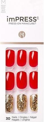 Produktbild KISS Self-adhesive nails imPRESS Memories 30 pcs (L) (Memories)