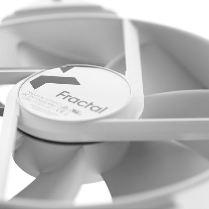 Actual product image Fractal D. Prism AL-12 ARGB PWM White FD-FAN-PRI-AL12-PWM-WT (120 mm, 1 x)