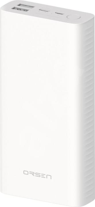 Produktbild Orsen E39 Power Bank 20000mAh Baltas (20000 mAh, 74000 Wh)
