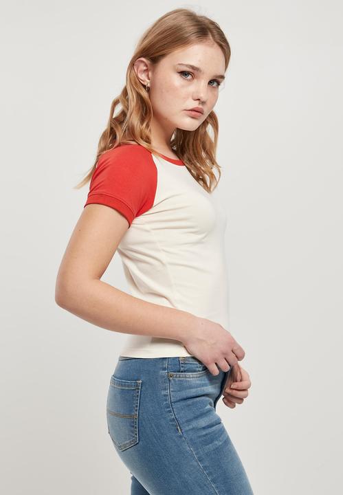 Image du produit Urban Classics Tee-shirt de baseball rétro pour femmes - 19391 (4XL)