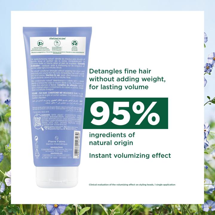 Image du produit Klorane Leinen Bio Pflegebalsam (200 ml)