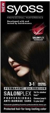 Produktbild Syoss Color Baseline 3-1 Dunkelbraun Haarfärbemittel