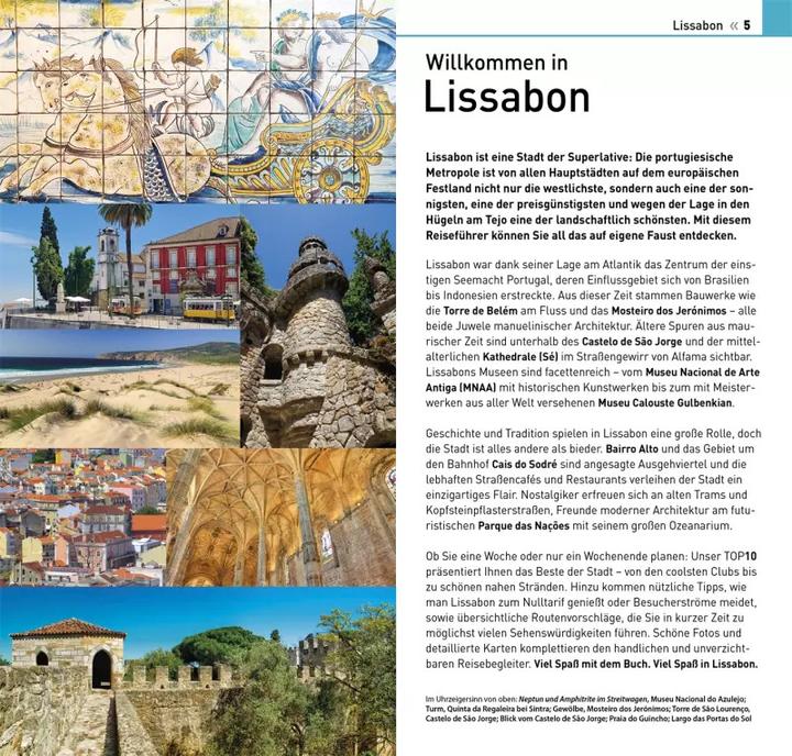 Produktbild TOP10 Reiseführer Lissabon (Deutsch, DK Verlag Reise, 2023)
