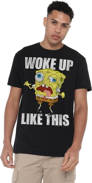 Produktbild Spongebob Squarepants Woke Up Like This Meme TShirt (4XL)