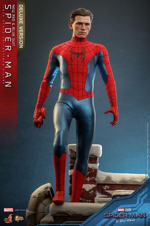 Immagine prodotto Hot Toys Spider-Man: No Way Home statuetta Movie Masterpiece 1/6 Spider-Man (nuova tuta rossa e blu) (Deluxe