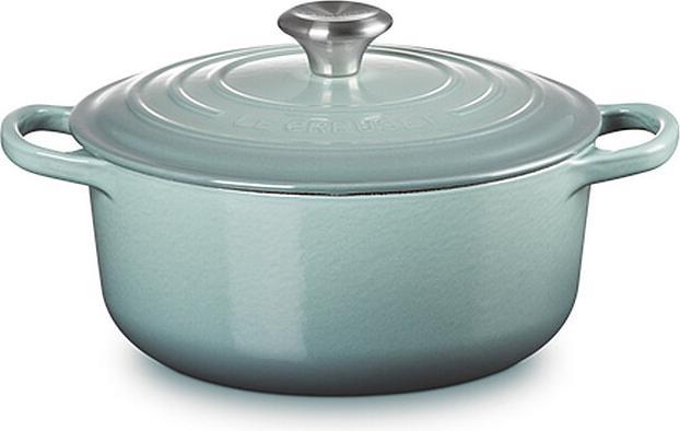 Produktbild Le Creuset Bräter SIGNATURE 20cm/2,4 Sea Salt (20 cm, Bräter + Schmortopf, Gusseisen)