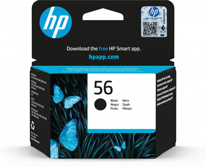 Immagine prodotto HP C 6656 AE Cartuccia d'inchiostro nero n. 56 (FC)