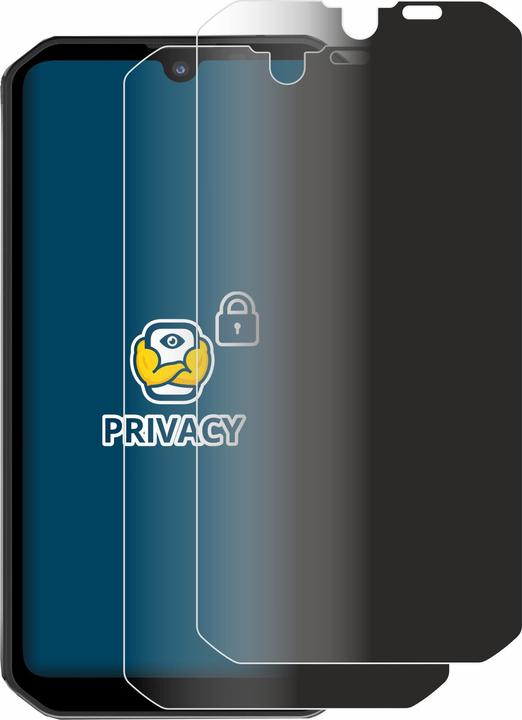 Produktbild BROTECT Sichtschutzfolie Anti-Spy Privacy Folie Blaulicht-Schutz (2 Stück, Blackview BV9900 Pro)