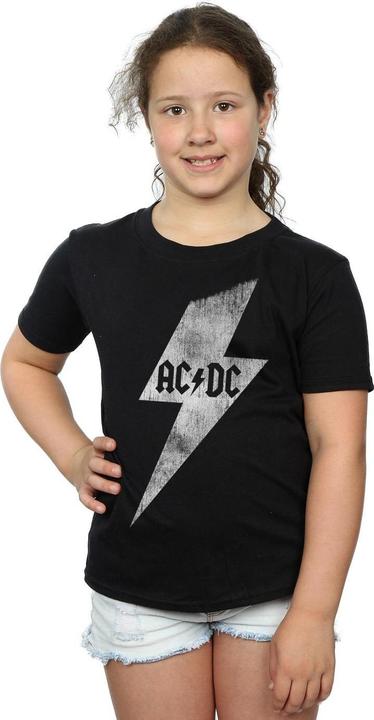 Immagine prodotto AC/DC Maglietta da ragazza in cotone Lightning Bolt (152, 158)