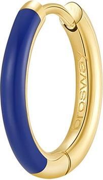 Brosway Blue Gold-Plated Single Earring Symphonie Bym123